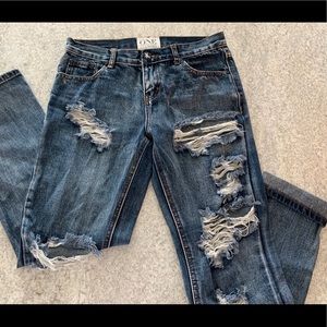 One Teaspoon Distressed Jeans - Size 26